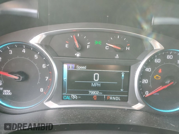 2018 Chevrolet Traverse LT Cloth with VIN 1GNEVGKWXJJ251807, listed as a Copart auction lot 71305543 with 79,902 mi miles and Salvage Title. Bid and sale history available at carsss.com. Image 9.