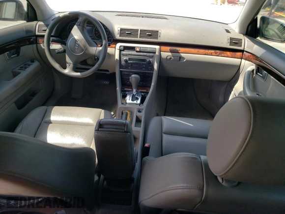 2002 Audi A4 с VIN WAUVT68E32A184747, выставлен на аукционе Copart как лот 68739244 с пробегом 147 655 миль миль и Списание • Salvage title. История ставок и продаж доступна на DreamBid. Изображение 8.