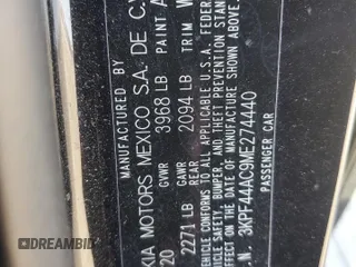 2021 Kia Forte GT with VIN 3KPF44AC9ME274440, listed as a Copart auction lot 46669615 with 73,572 mi miles and Salvage Title. Bid and sale history available at carsss.com. Image 14.