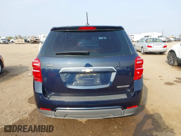 2016 Chevrolet Equinox LS with VIN 2GNALBEKXG1143996, listed as a IAAI auction lot 41707193 with 113,287 mi miles and . Bid and sale history available at carsss.com. Image 16.