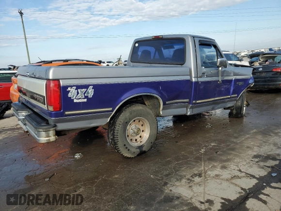 1995 Ford F-150 with VIN 1FTEF14N8SLB80006, listed as a Copart auction lot 83556474 with 0 mi miles and Salvage Title. Bid and sale history available at carsss.com. Image 3.