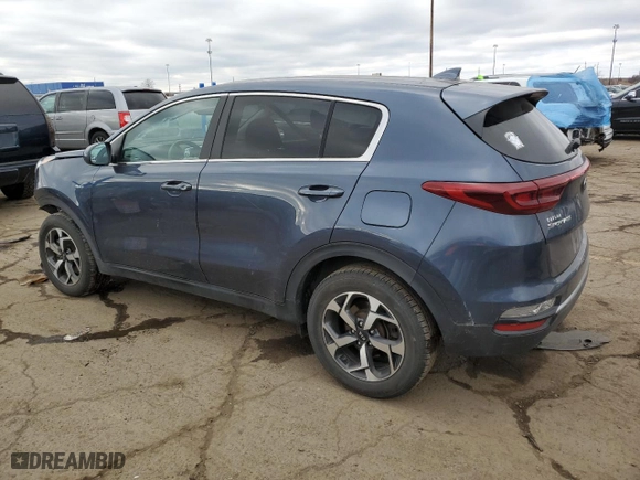 2022 Kia Sportage LX with VIN KNDPMCACXN7993373, listed as a Copart auction lot 83165814 with 60,151 mi miles and Salvage Title. Bid and sale history available at carsss.com. Image 2.