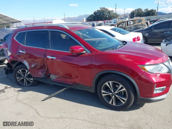2019 Nissan Rogue SL with VIN 5N1AT2MTXKC732449, listed as a IAAI auction lot 41276747 with 86,813 mi miles. Bid and sale history available at carsss.com. Image 13.