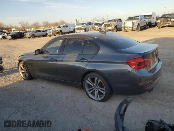 2016 BMW 3 Series 330e iPerformance with VIN WBA8E1C51GK479574, listed as a Copart auction lot 49435945 with 0 mi miles and Clean Title. Bid and sale history available at carsss.com. Image 2.