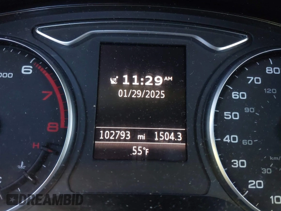 2016 Audi A3 2.0T Premium Plus with VIN WAU38LFF1G1100368, listed as a IAAI auction lot 41445148 with 102,793 mi miles. Bid and sale history available at carsss.com. Image 15.