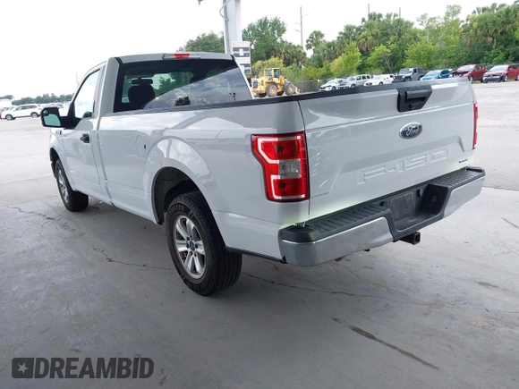 2018 Ford F-150 XL with VIN 1FTMF1CP7JKE12307, listed as a IAAI auction lot 42722428 with 228,606 mi miles and . Bid and sale history available at DreamBid. Image 3.