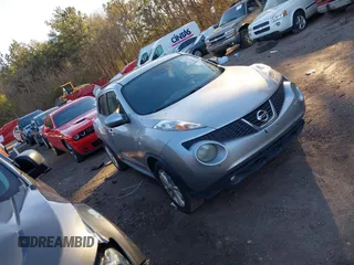 2012 Nissan Juke SL with VIN JN8AF5MR3CT105907, listed as a IAAI auction lot 41379110 with 218,874 mi miles. Bid and sale history available at carsss.com. Image 1.