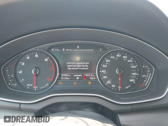 2019 Audi Q5 Premium with VIN WA1ANAFY1K2086400, listed as a IAAI auction lot 42483269 with 83,062 mi miles and . Bid and sale history available at DreamBid. Image 7.
