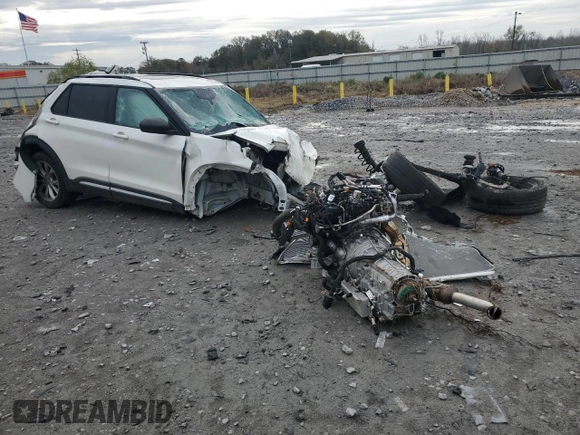 2020 Ford Explorer XLT z VIN 1FMSK7DH2LGC41299, wystawiony jako Copart lot #75872593 z przebiegiem Nie podano mil oraz Nie do naprawy • Non repairable. Historia ofert i sprzedaży dostępna na DreamBid. Obrazek 4.