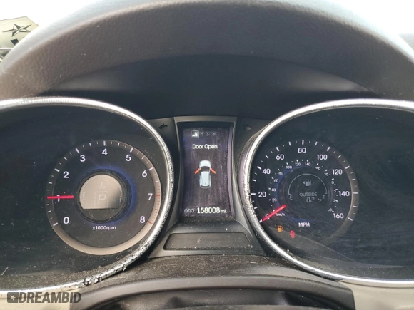 2013 Hyundai Santa Fe 2.0T Sport with VIN 5XYZUDLA4DG114705, listed as a Copart auction lot 79688074 with 158,008 mi miles and Salvage Title. Bid and sale history available at carsss.com. Image 9.