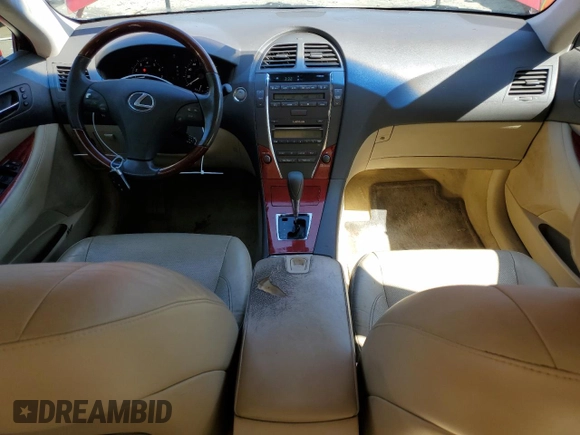 2009 Lexus ES 330 with VIN JTHBJ46G192309817, listed as a Copart auction lot 54960445 with 104,306 mi miles and Salvage Title. Bid and sale history available at DreamBid. Image 8.