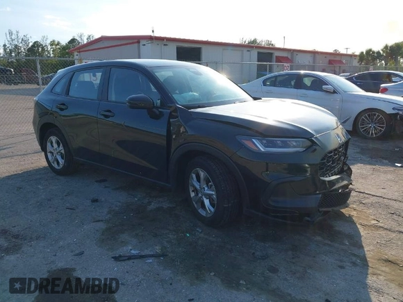 2024 Honda HR-V LX with VIN 3CZRZ1H39RM756514, listed as a IAAI auction lot 41530795 with 10,013 mi miles. Bid and sale history available at carsss.com. Image 1.