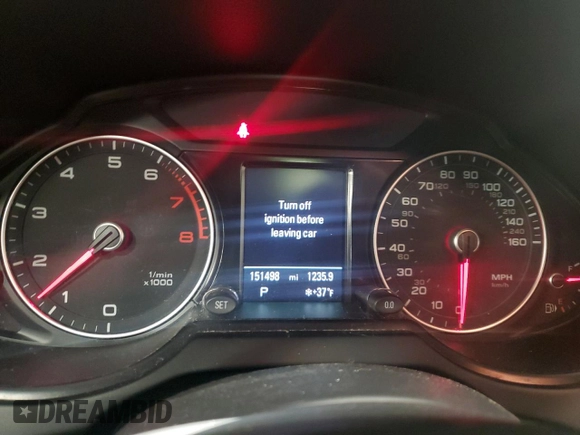 2014 Audi Q5 Premium Plus with VIN WA1LFAFP5EA072846, listed as a Copart auction lot 45641175 with 151,498 mi miles and Salvage Title. Bid and sale history available at carsss.com. Image 9.
