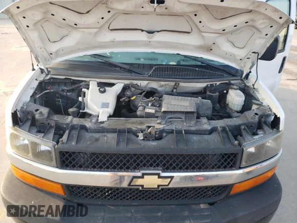 2018 Chevrolet Express Cargo Van with VIN 1GCWGAFG2J1202902, listed as a Copart auction lot 51270965 with 0 mi miles and Salvage Title. Bid and sale history available at carsss.com. Image 12.