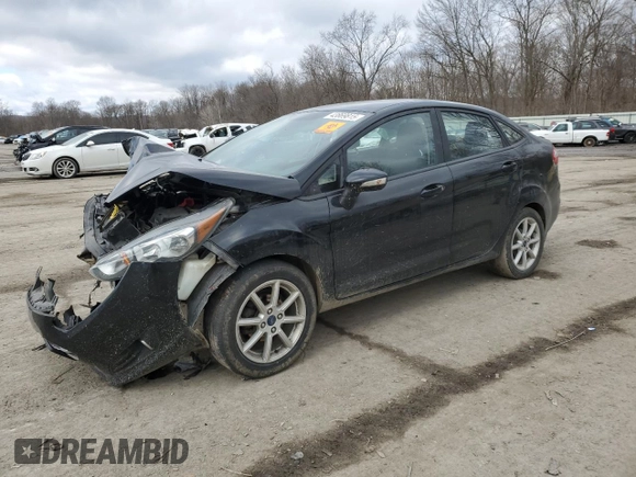 2019 Ford Fiesta SE with VIN 3FADP4BJ9KM114563, listed as a Copart auction lot 43869815 with 139,614 mi miles and Salvage Title. Bid and sale history available at carsss.com. Image 1.