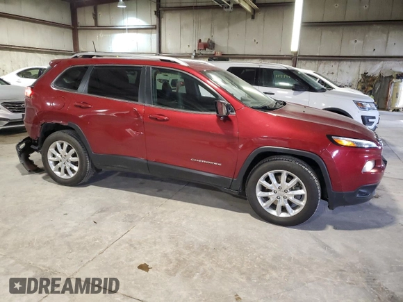 2016 Jeep Cherokee Limited with VIN 1C4PJMDB2GW134627, listed as a Copart auction lot 51096615 with 51,286 mi miles and Salvage Title. Bid and sale history available at DreamBid. Image 4.