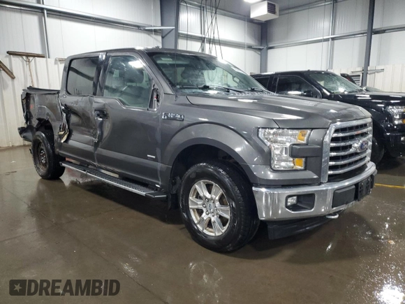 2015 Ford F-150 XLT with VIN 1FTEW1EP4FKE16999, listed as a Copart auction lot 58044245 with 83,362 mi miles and Salvage title. Bid and sale history available at DreamBid. Image 4.