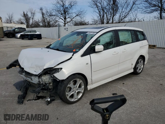 2009 Mazda 5 Touring with VIN JM1CR293590328460, listed as a Copart auction lot 84601184 with Not Provided miles and Salvage Title. Bid and sale history available at carsss.com. Image 1.