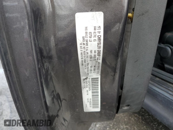 2014 FIAT 500e with VIN 3C3CFFGE7ET294754, listed as a Copart auction lot 84919984 with 108,622 mi miles and Salvage title. Bid and sale history available at DreamBid. Image 12.