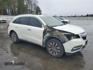 2014 Acura MDX Technology z VIN 5FRYD3H61EB001148, wystawiony jako Copart lot #84291784 z przebiegiem 208 781 mil mil oraz Szkoda całkowita • Salvage title. Historia ofert i sprzedaży dostępna na DreamBid. Obrazek 4.
