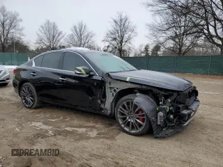 2019 Infiniti Q50 Red Sport 400 с VIN JN1FV7ARXKM800157, выставлен на аукционе Copart как лот 88136475 с пробегом 95 425 миль миль и Списание • Salvage title. История ставок и продаж доступна на DreamBid. Изображение 4.