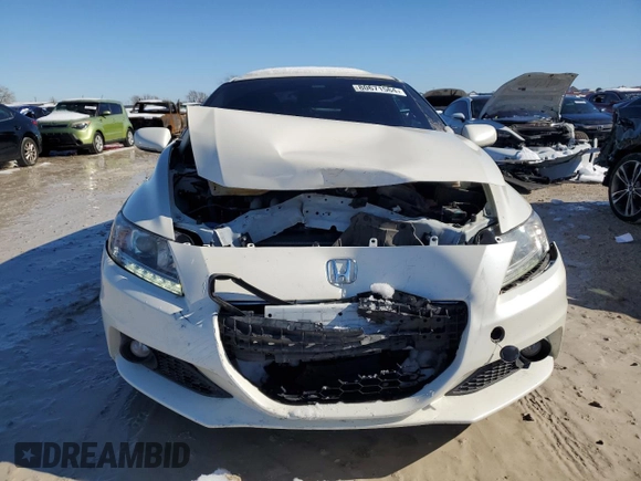 2015 Honda CR-Z EX with VIN JHMZF1D64FS001884, listed as a Copart auction lot 80671564 with 107,195 mi miles and Salvage title. Bid and sale history available at DreamBid. Image 5.