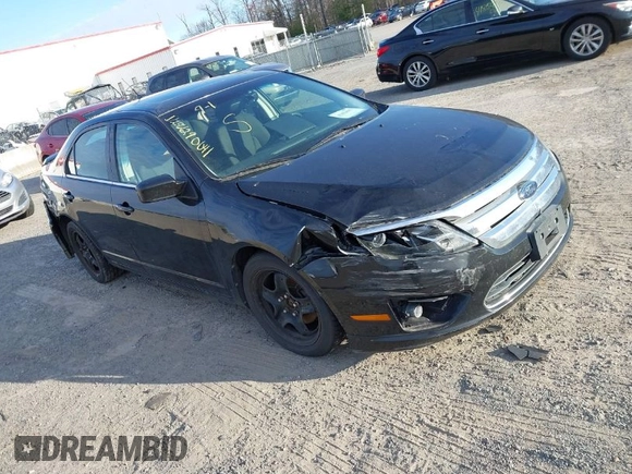 2010 Ford Fusion SE with VIN 3FAHP0HAIAR255551, listed as a IAAI auction lot 41854601 with 1 mi miles. Bid and sale history available at carsss.com. Image 1.
