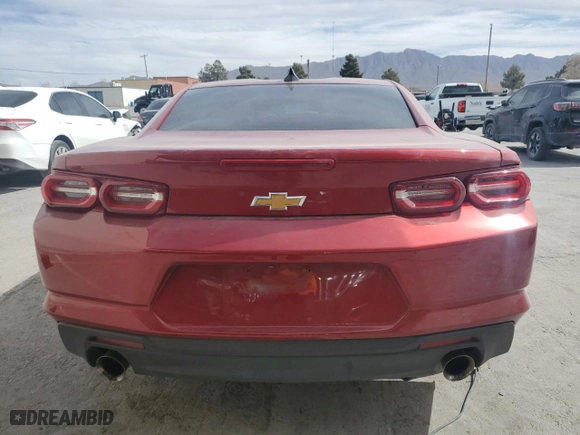 2021 Chevrolet Camaro 1LS with VIN 1G1FB1RXXM0139822, listed as a Copart auction lot 45227395 with 31,944 mi miles and Salvage Title. Bid and sale history available at carsss.com. Image 6.