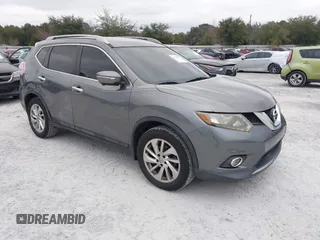 2015 Nissan Rogue SL with VIN 5N1AT2MT5FC857896, listed as a IAAI auction lot 41310123 with 101,101 mi miles. Bid and sale history available at carsss.com. Image 1.