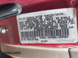1997 Toyota Camry LE z VIN 4T1BG22K3VU090917, wystawiony jako IAAI lot #42174600 z przebiegiem 213 850 mil mil oraz . Historia ofert i sprzedaży dostępna na DreamBid. Obrazek 9.