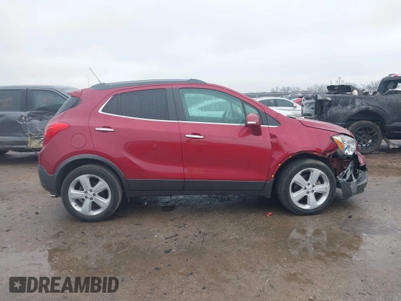 2015 Buick Encore with VIN KL4CJASB3FB257465, listed as a IAAI auction lot 41545803 with 65,881 mi miles and . Bid and sale history available at DreamBid. Image 13.