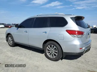 2014 Nissan Pathfinder Platinum with VIN 5N1AR2MM0EC619184, listed as a Copart auction lot 50825225 with 78,287 mi miles and Salvage Title. Bid and sale history available at carsss.com. Image 2.