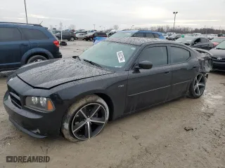 2007 Dodge Charger R/T with VIN 2B3KA53H27H881702, listed as a Copart auction lot 86522764 with 190,389 mi miles and Salvage Title. Bid and sale history available at carsss.com. Image 1.