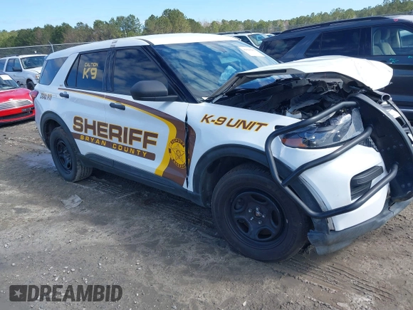 2022 Ford Police Interceptor Utility z VIN 1FM5K8AB9NGA26864, wystawiony jako IAAI lot #41629292 z przebiegiem Nie podano mil oraz . Historia ofert i sprzedaży dostępna na DreamBid. Obrazek 1.