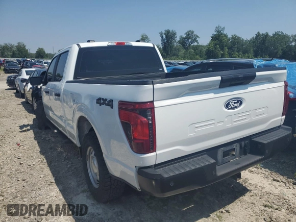 2024 Ford F-150 XL с VIN 1FTFW1L89RKD13209, выставлен на аукционе Copart как лот 56639525 с пробегом 34 277 миль миль и Списание • Salvage title. История ставок и продаж доступна на DreamBid. Изображение 2.