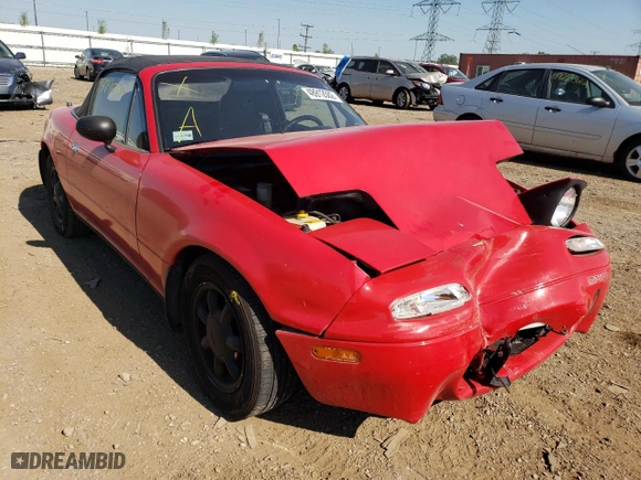 1992 Mazda MX-5 Miata with VIN JM1NA3519N0327980, listed as a Copart auction lot 68809704 with NaN miles and Salvage Title. Bid and sale history available at carsss.com. Image 1.