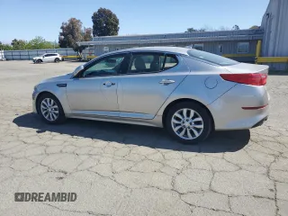 2015 Kia Optima LX z VIN 5XXGM4A72FG451508, wystawiony jako Copart lot #55628795 z przebiegiem 125 947 mil mil oraz Szkoda całkowita • Salvage title. Historia ofert i sprzedaży dostępna na DreamBid. Obrazek 2.