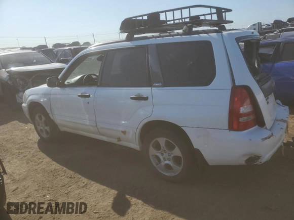 2003 Subaru Forester XS with VIN JF1SG65693H736595, listed as a Copart auction lot 69282034 with 102,253 mi miles and Salvage Title. Bid and sale history available at carsss.com. Image 2.