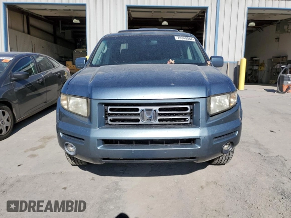 2006 Honda Ridgeline RTL with VIN 2HJYK165X6H517408, listed as a Copart auction lot 78249584 with 216,956 mi miles and Clean Title. Bid and sale history available at carsss.com. Image 5.