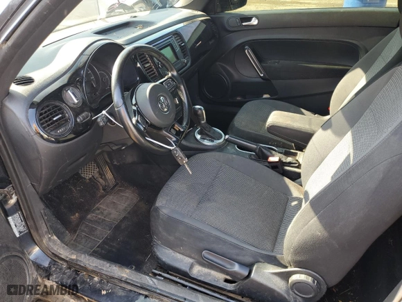 2017 Volkswagen Beetle 1.8T Fleet with VIN 3VWF17AT7HM615904, listed as a Copart auction lot 87484854 with 103,986 mi miles and Salvage Title. Bid and sale history available at carsss.com. Image 7.