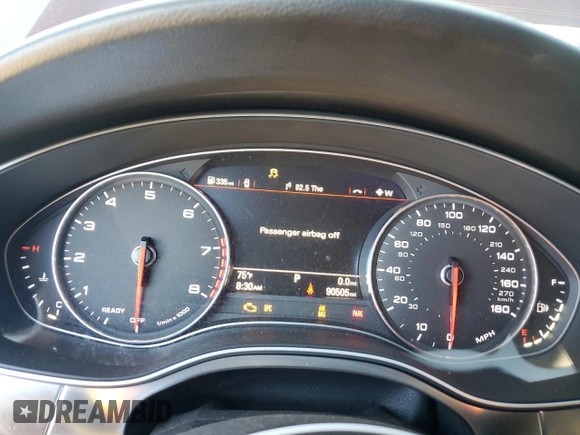 2017 Audi A6 Premium Plus z VIN WAUG8AFC7HN132618, wystawiony jako Copart lot #56153635 z przebiegiem 90 505 mil mil oraz Szkoda całkowita • Salvage title. Historia ofert i sprzedaży dostępna na DreamBid. Obrazek 9.