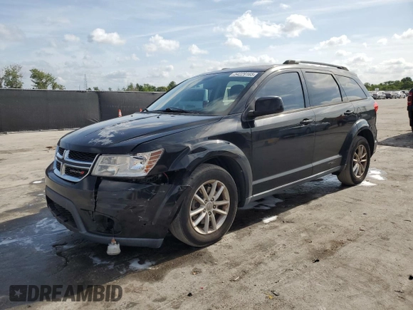 2014 Dodge Journey SXT with VIN 3C4PDCBB5ET198619, listed as a Copart auction lot 54229165 with 167,852 mi miles and Salvage Title. Bid and sale history available at carsss.com. Image 1.
