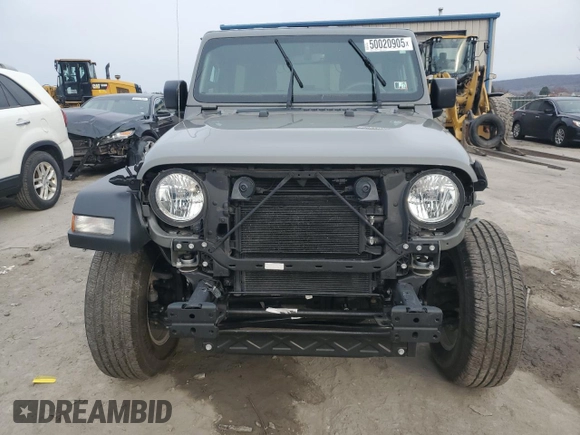 2023 Jeep Wrangler Willys with VIN 1C4HJXDGXPW545601, listed as a Copart auction lot 50020905 with 19,115 mi miles and Salvage title. Bid and sale history available at DreamBid. Image 5.