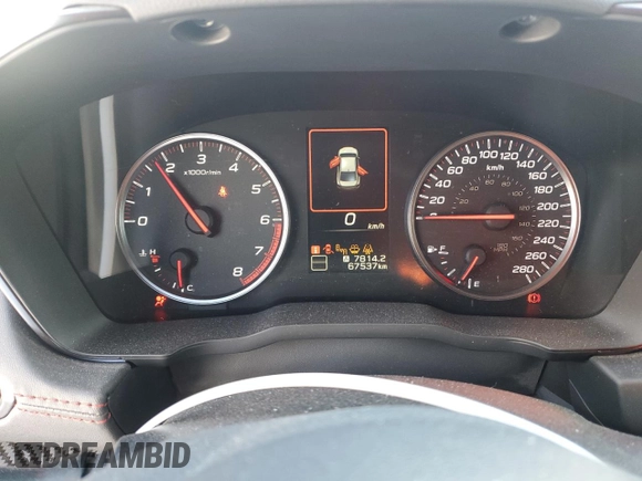 2022 Subaru WRX Limited with VIN JF1VBAL66N9007761, listed as a Copart auction lot 43545825 with 67,537 mi miles and Salvage Title. Bid and sale history available at carsss.com. Image 9.
