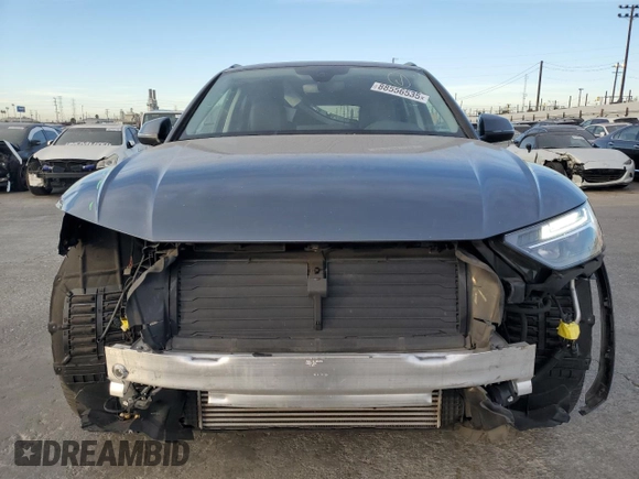 2022 Audi Q5 S line Premium Plus with VIN WA1EAAFY6N2048694, listed as a Copart auction lot 88556535 with 34,009 mi miles and Salvage Title. Bid and sale history available at DreamBid. Image 5.
