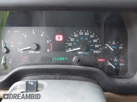 1999 Jeep Wrangler SE with VIN 1J4FY29P9XP467850, listed as a IAAI auction lot 42029322 with 250,884 mi miles. Bid and sale history available at carsss.com. Image 7.