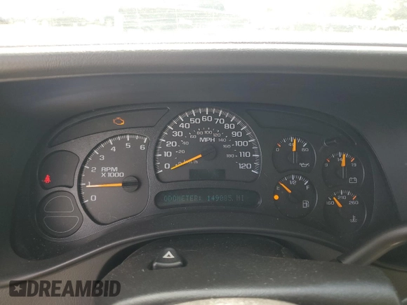 2005 Chevrolet Suburban LS with VIN 3GNFK16Z05G252745, listed as a Copart auction lot 71750854 with 149,885 mi miles and Salvage Title. Bid and sale history available at carsss.com. Image 9.