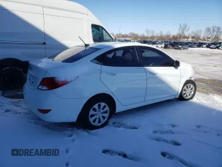 2016 Hyundai Accent SE with VIN KMHCT4AE5GU046122, listed as a Copart auction lot 72630392 with 83,098 mi miles. Bid and sale history available at carsss.com. Image 3.