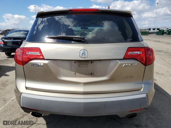 2007 Acura MDX with VIN 2HNYD28277H531169, listed as a Copart auction lot 50274265 with 172,806 mi miles and Clean Title. Bid and sale history available at carsss.com. Image 6.
