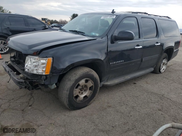 2014 Chevrolet Suburban LT with VIN 1GNSKJE72ER209751, listed as a Copart auction lot 50691865 with 222,811 mi miles and Salvage Title. Bid and sale history available at carsss.com. Image 1.